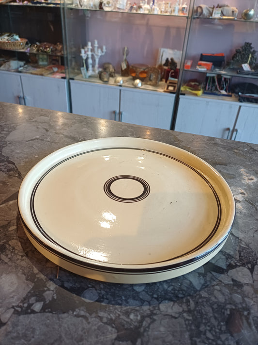 Vassoio Ceramica Tondo Vintage D25,5