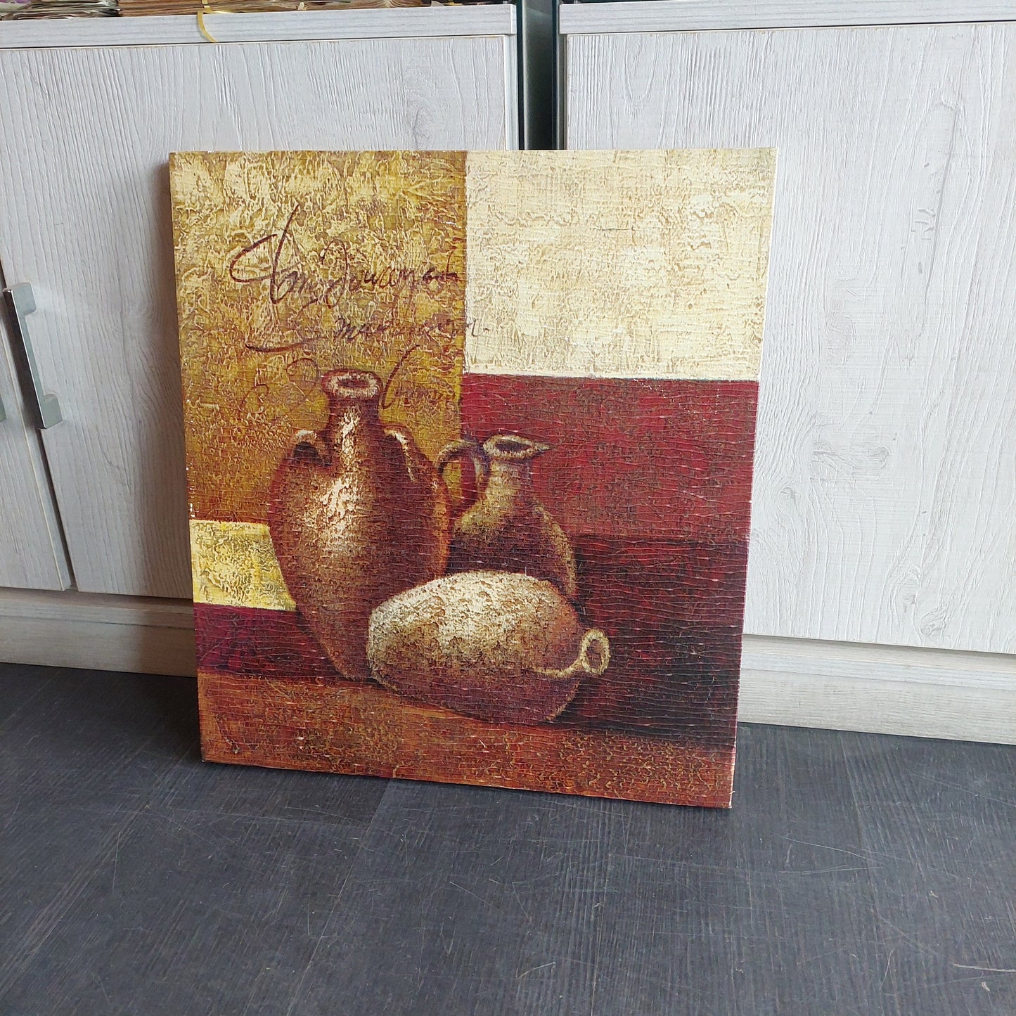 Quadro Tela Moderna Anfore Cm45x50