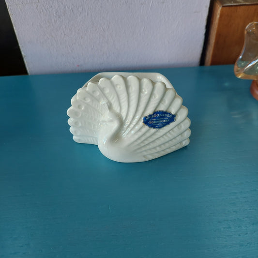 Vasettino Cigno Porcellana Bianca