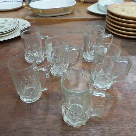 Set/6 Calici Birra Vetro Assortiti