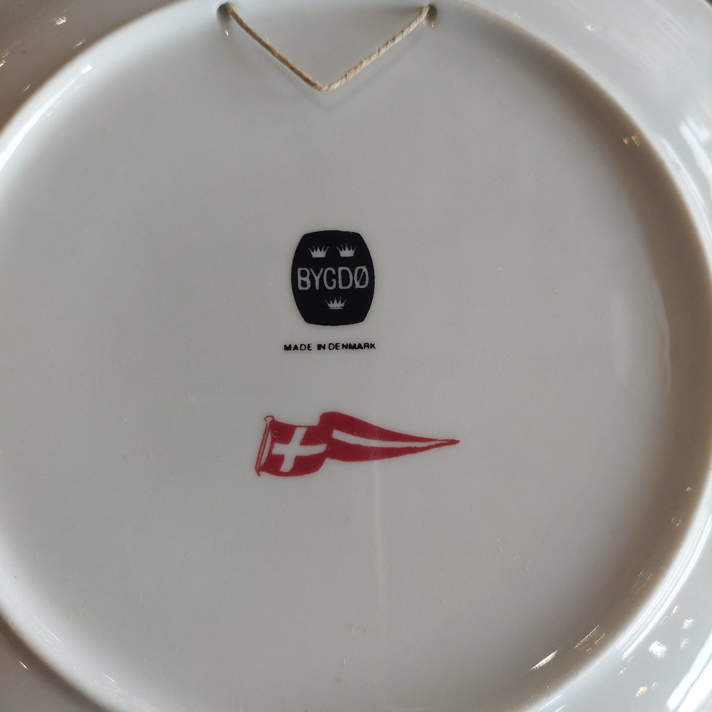 Piatto Souvenir Porcellana Bygdo Danmark D21