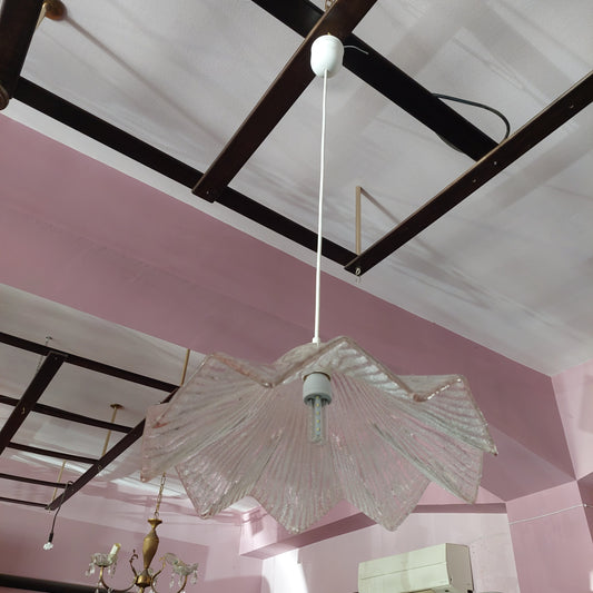Lampadario Fazzoletto Vetro Di Murano 1 Luce