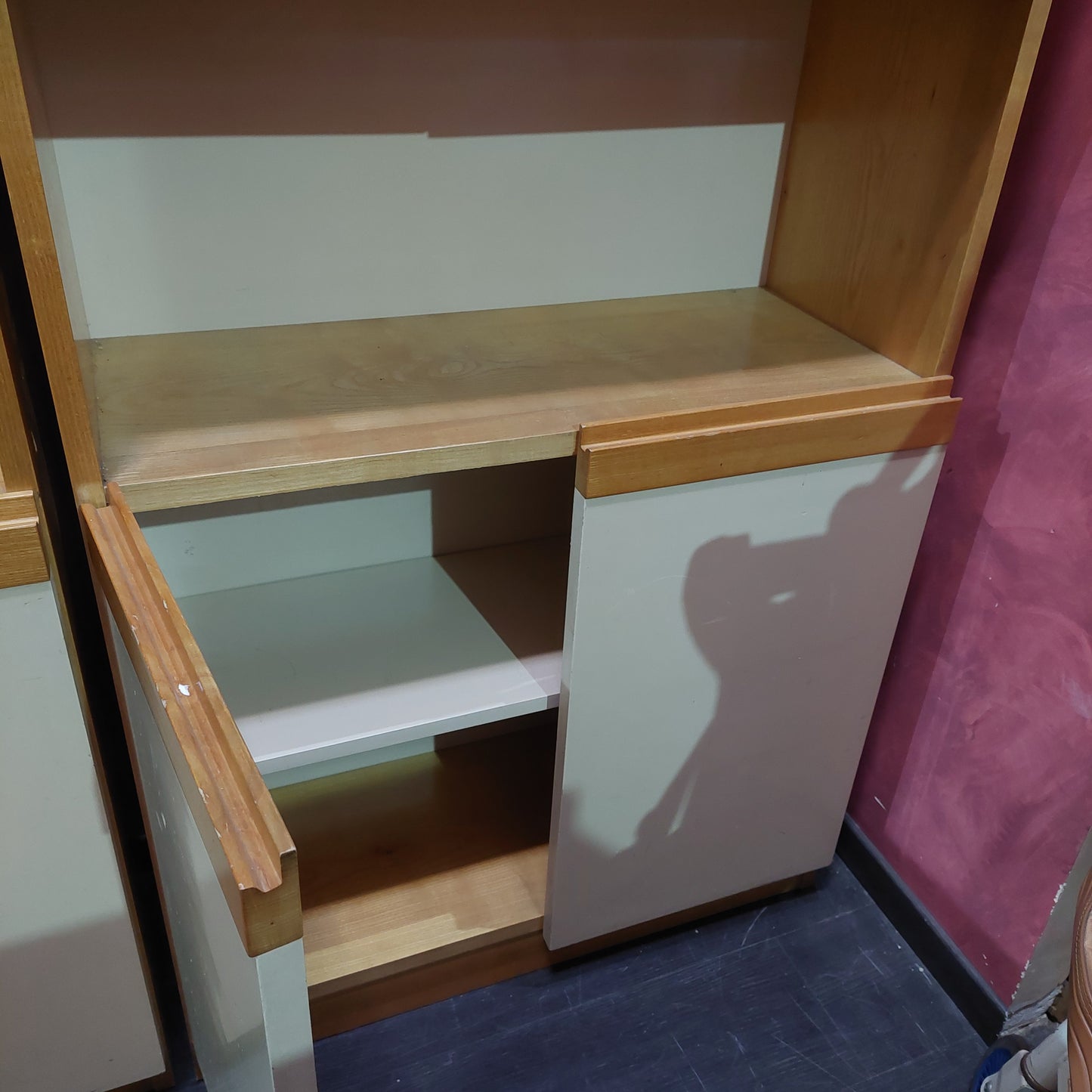 Vetrina Legno Bicolore 4/ante Cm76x33x251h