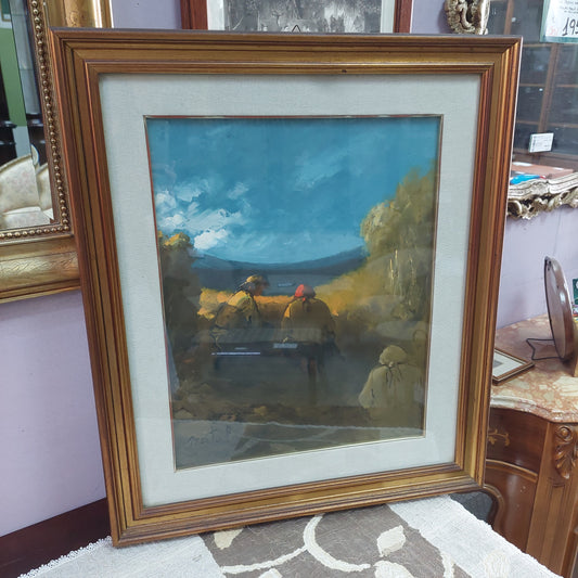 Quadro Gente Di Calabria Firmato Natale 1981