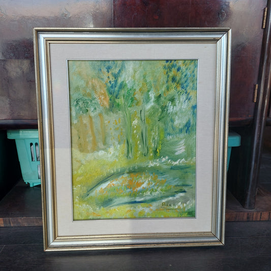 Q/laghetto Nel Bosco Cm 55x65