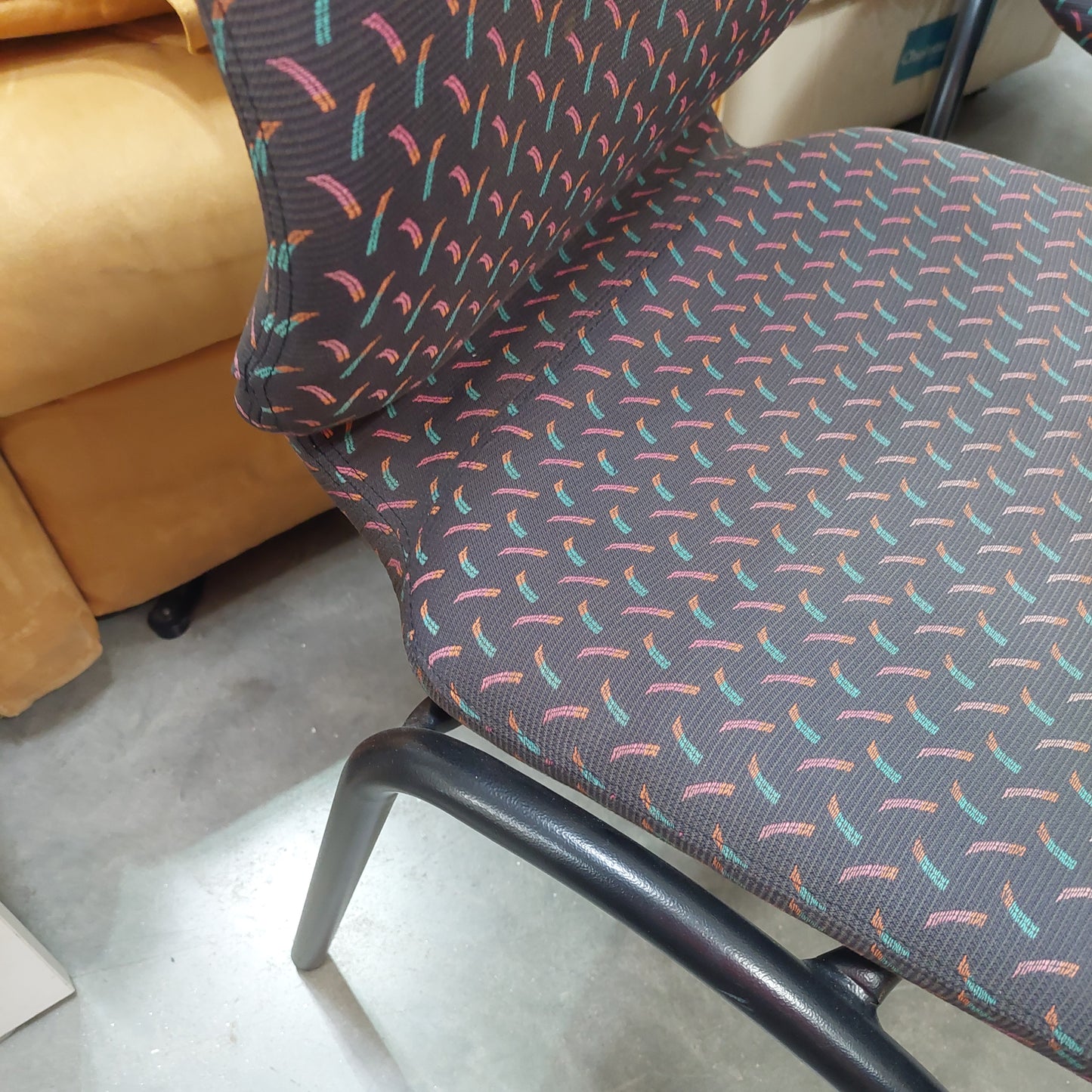 Sedia Da Ufficio Metallo Tessuto