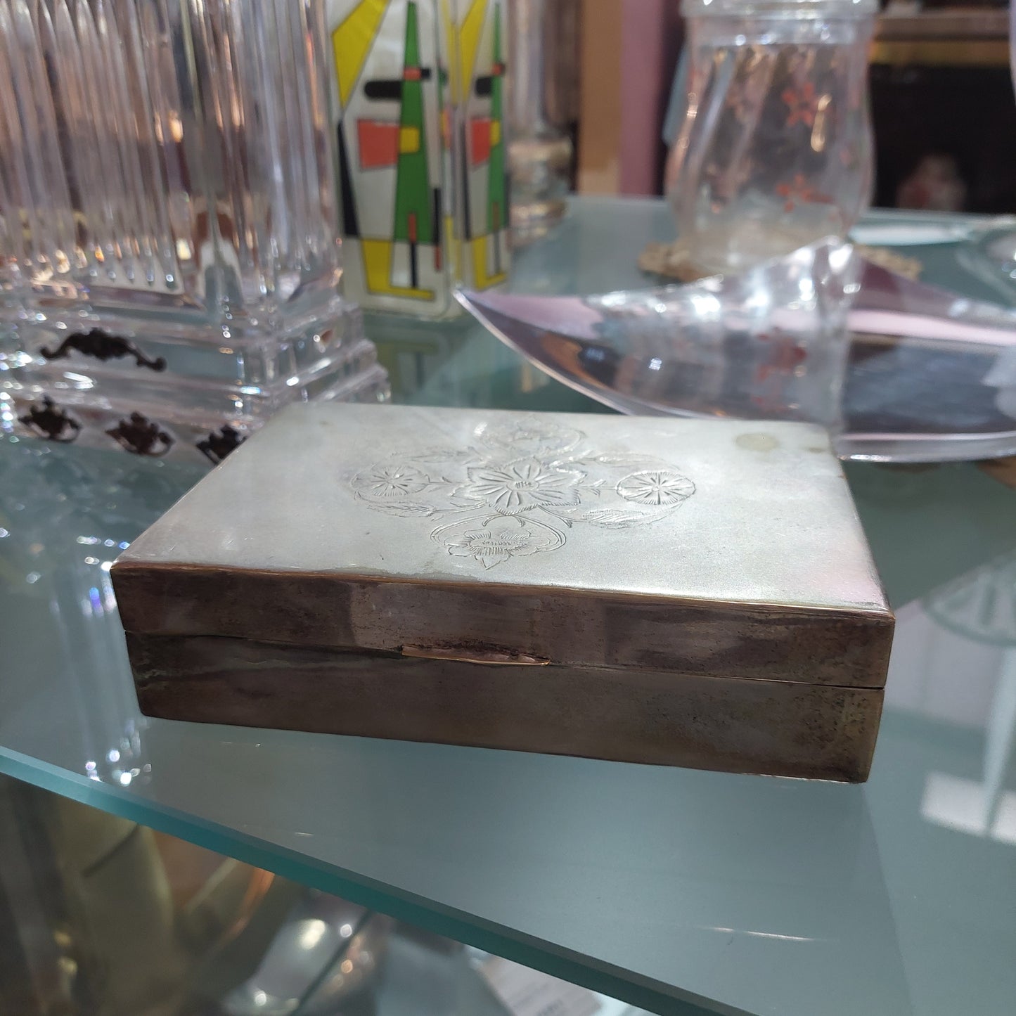 Scatolina Portagioie Silverplated
