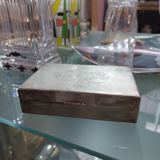 Scatolina Portagioie Silverplated