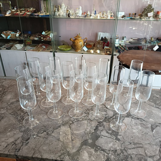Set/16 Flutes Vetro Liscio