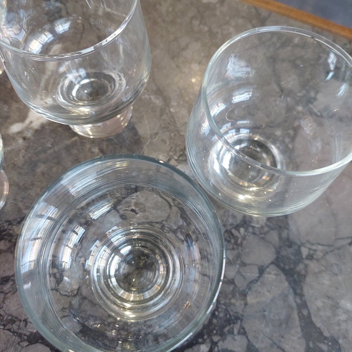 Set/9 Bicchieri Whiskey Cristallo Vintage
