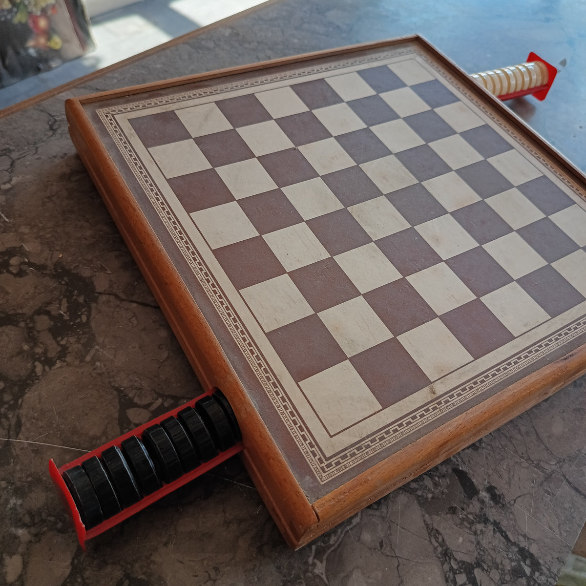 Scacchiera Dama Legno