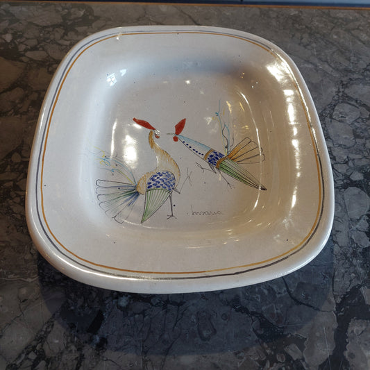 Piatto Da Parete Ceramica Insana S. Stefano Di Camastra