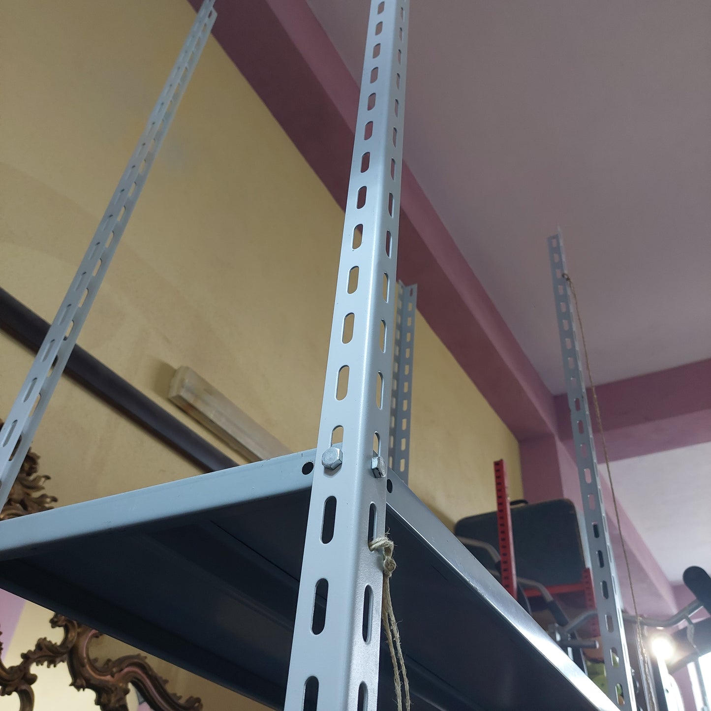 Scaffalatura Modulare In Metallo Cm80x40x310h 4 Mensole