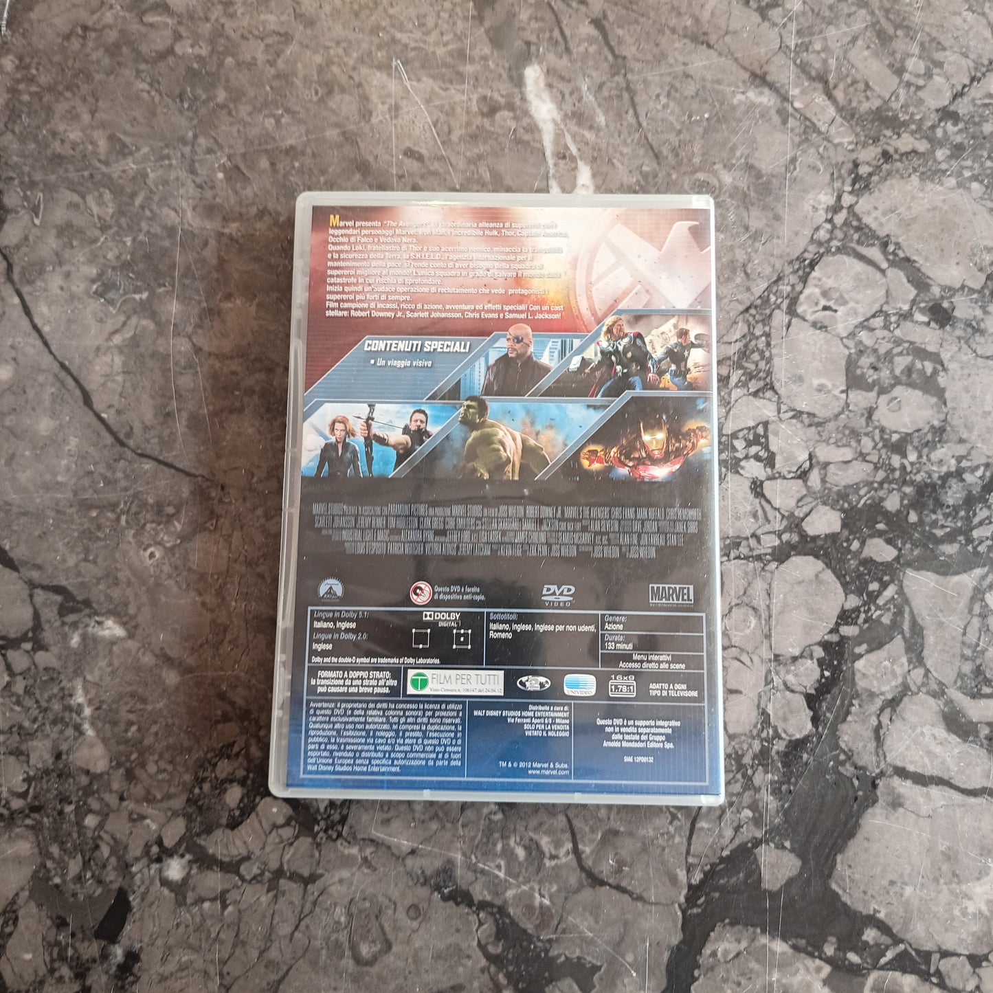 Dvd/marvel The Avengers