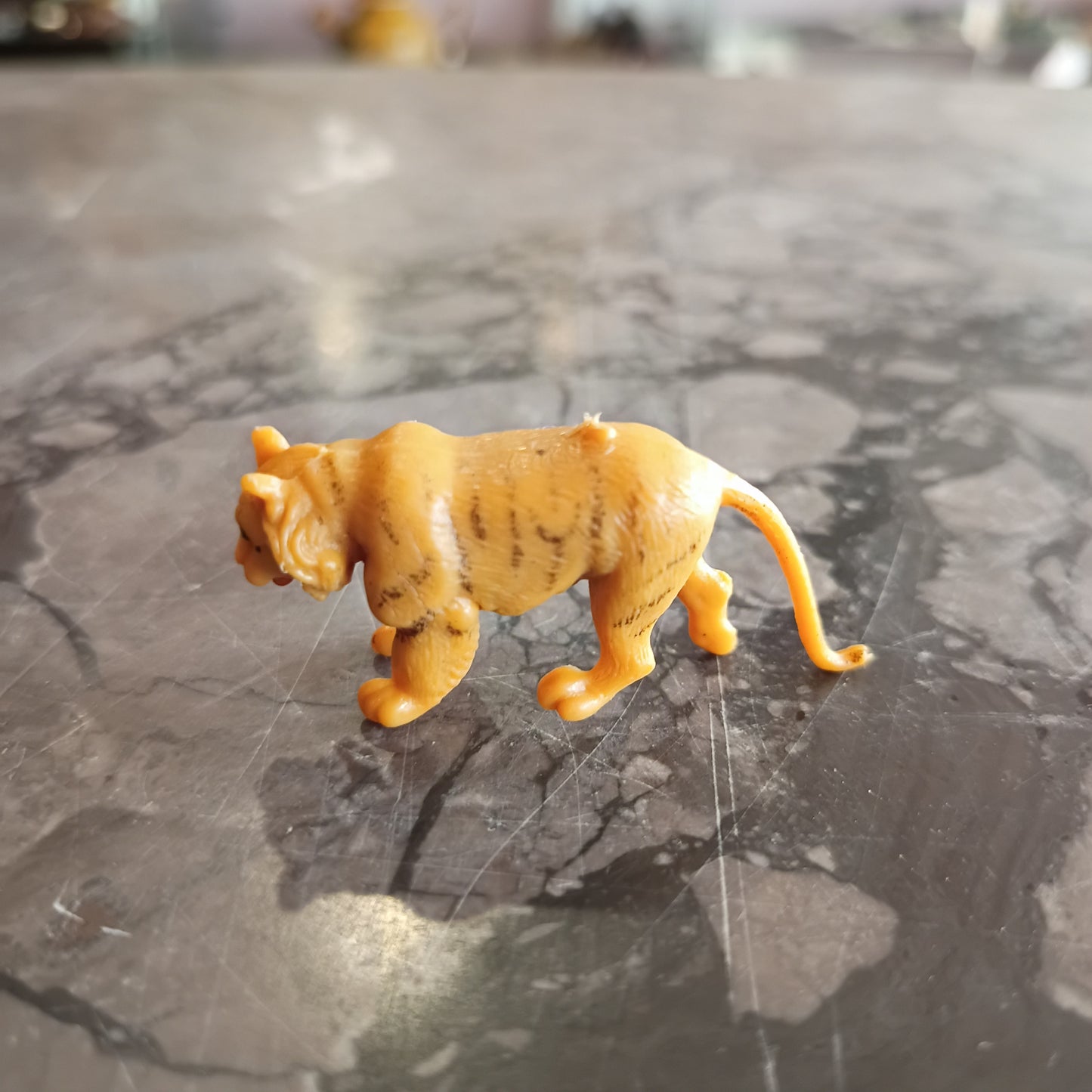 Figurina Celluloide Tigre Vintage Hong Kong