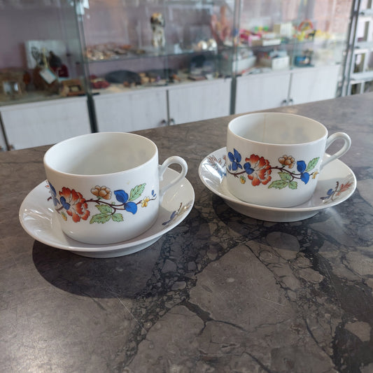Tazza Da The Porcellana Richard Ginori Decoro Fiori