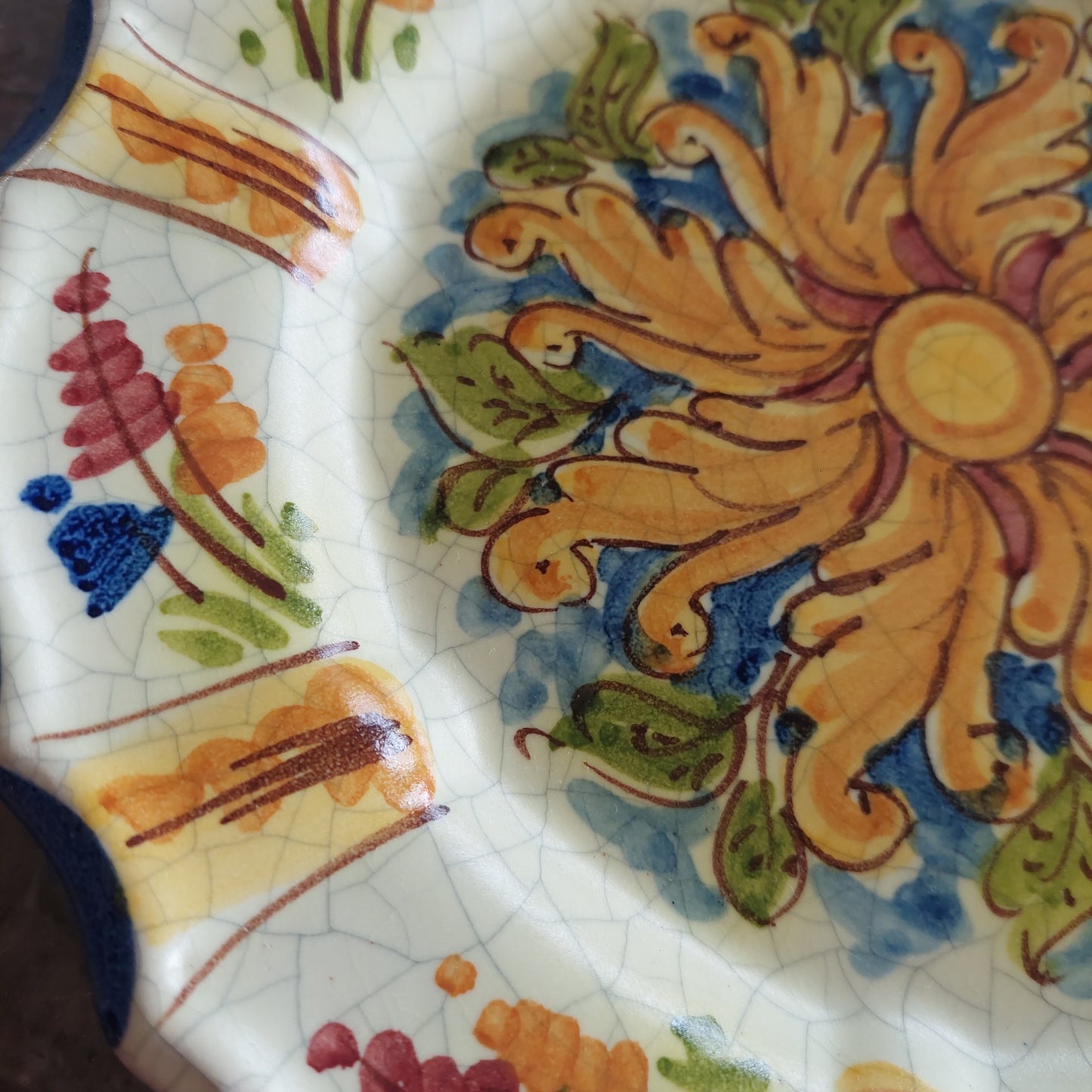Piatto Da Parete Ceramica S.stefano Di Camastra D23