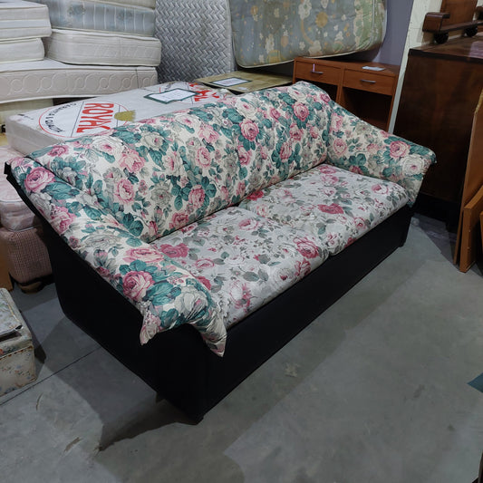 Divano Letto Tessuto Fiori Cm190x90x90h
