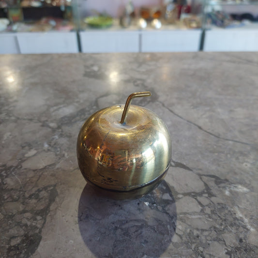 Scatolina Mela Ottone Vintage