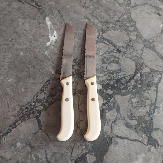 Set/2 Coltelli Seghettati Cutting Inox