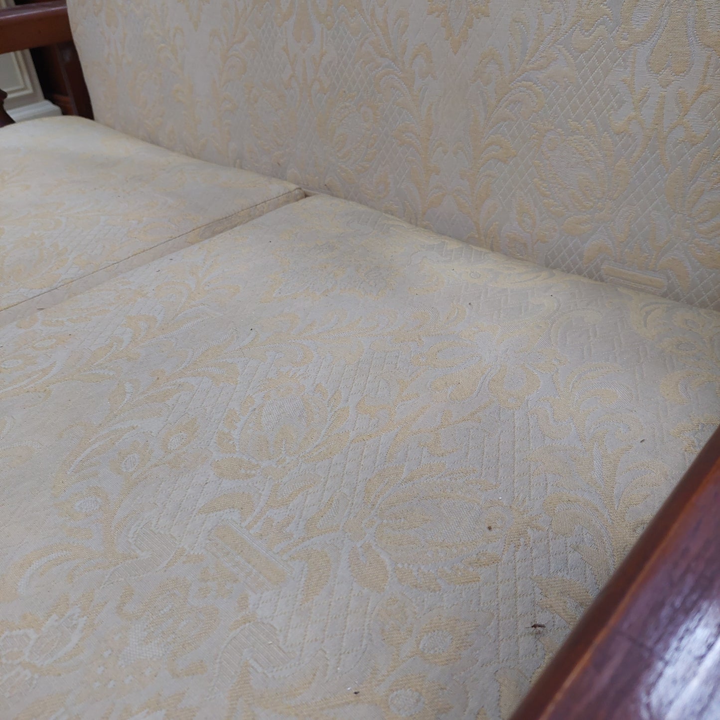Divanetto * Legno Stile Country 2/p Cm112x75x85h