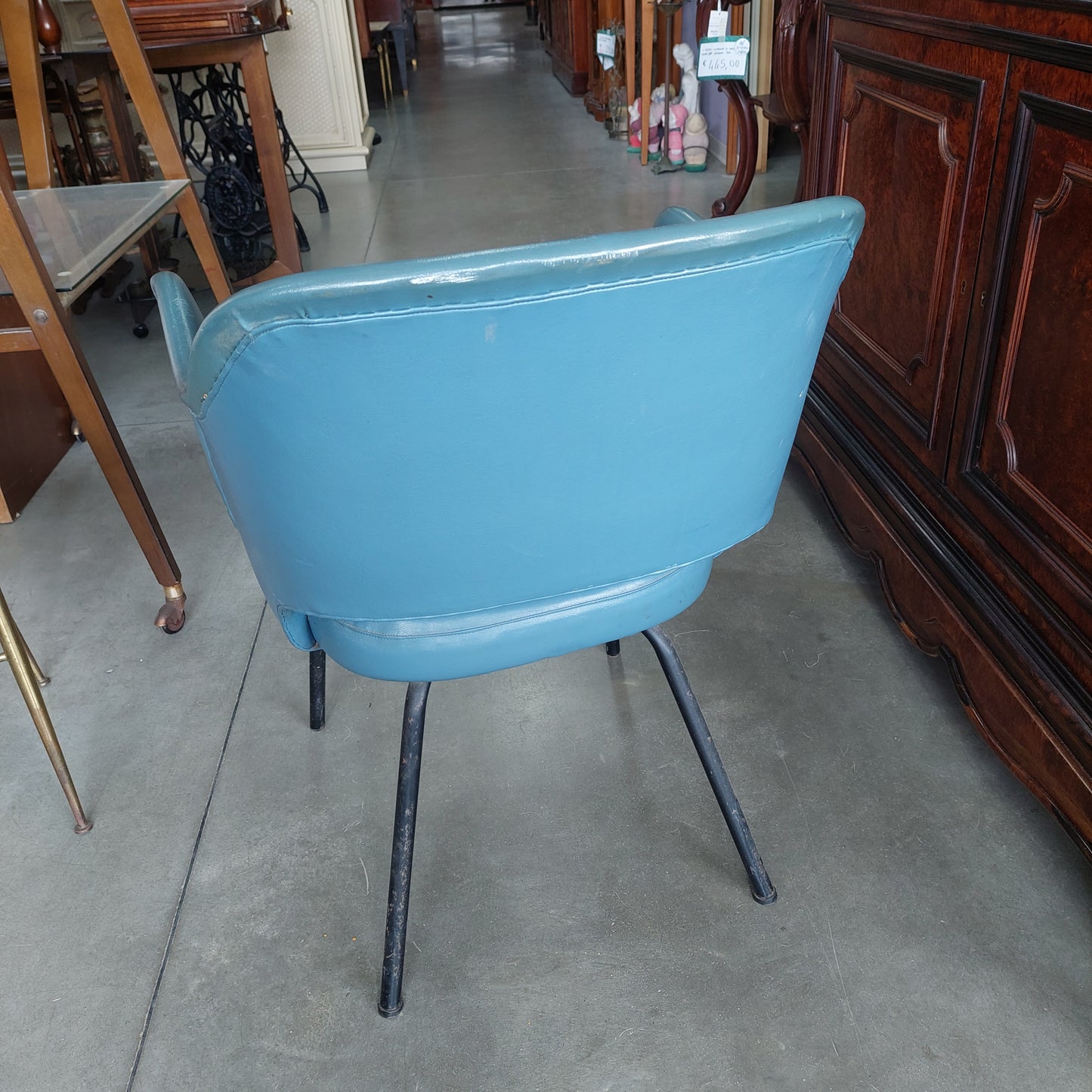 Poltroncina Vintage Blu Anni 60