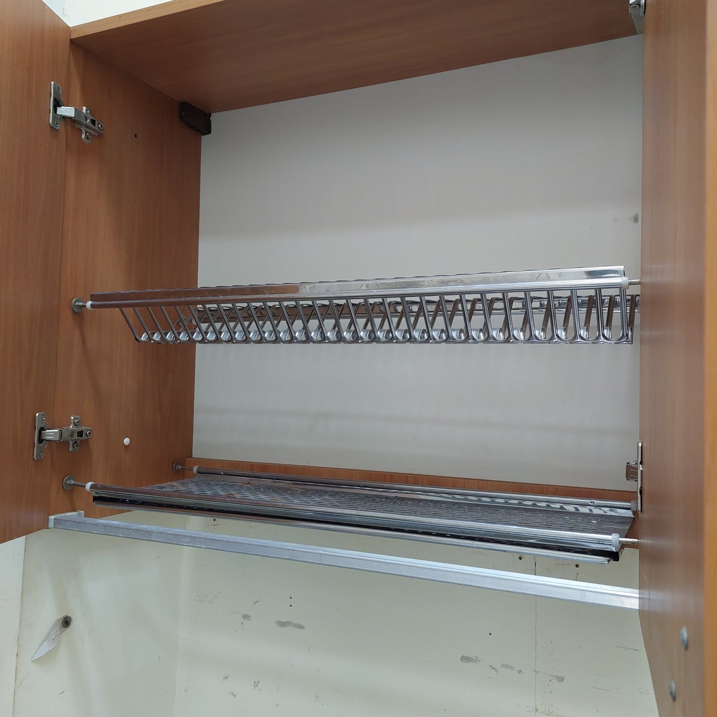 Lavello 2 Vasche Con Sgocciolatoio + Pensile E Scolapiatti Cm120x33x70 Cm120x50