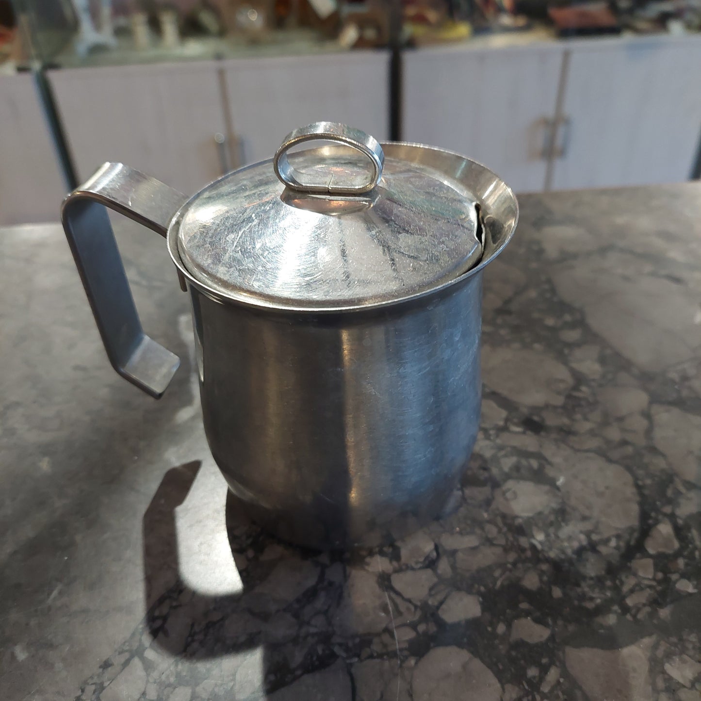 Bricco Scaldalatte Acciaio Inox Con Coperchio