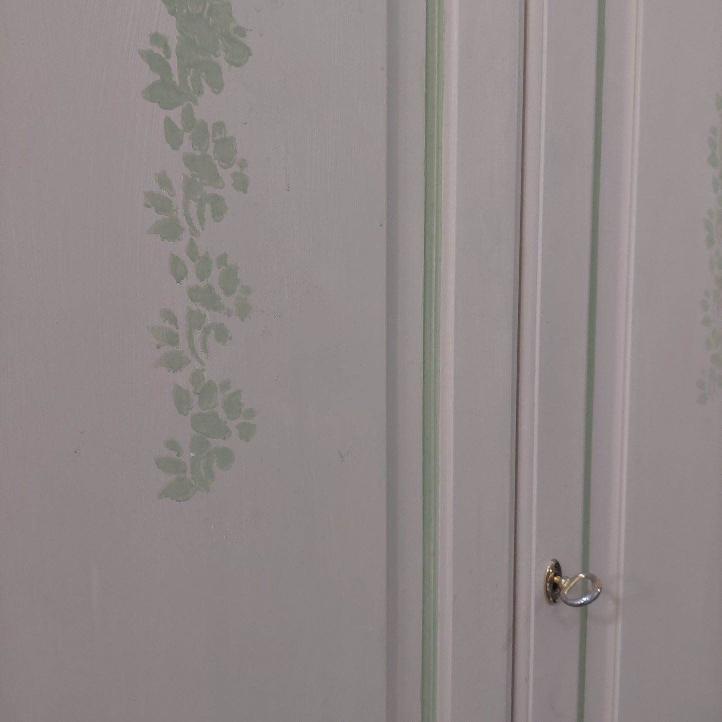 Armadio * Avorio E Verde 6/a Cm308x66x263h