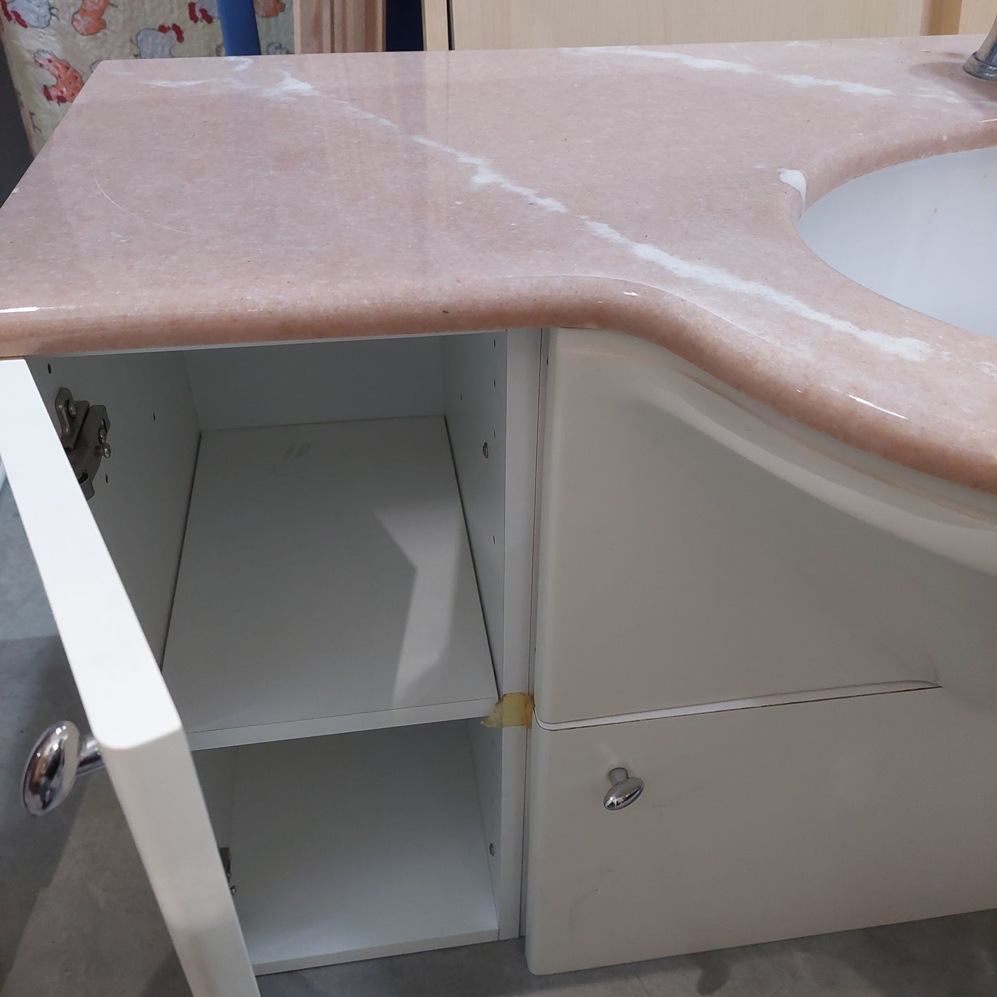 Mobile Lavandino Marmo Da Bagno Cm120x60