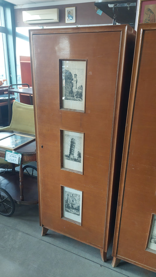 Armadietto Anni 50 Con Litografie