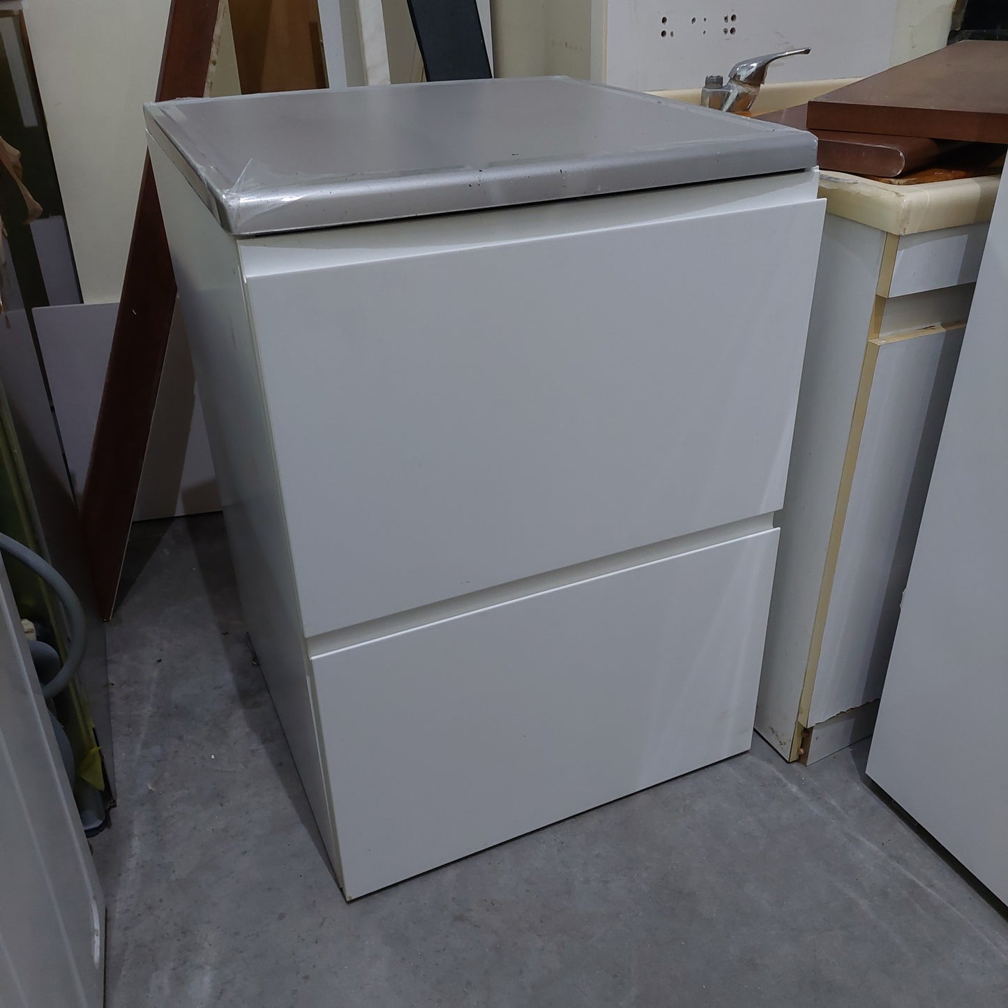 Cassettiera Bianca 2/c Cm60x60x81h