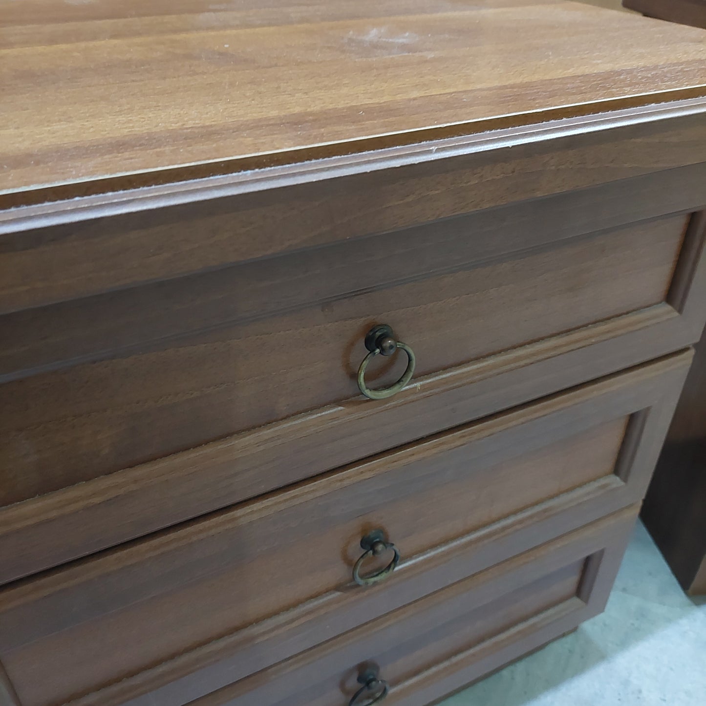 Coppia Comodini Noce 3/c Cm55x40x54