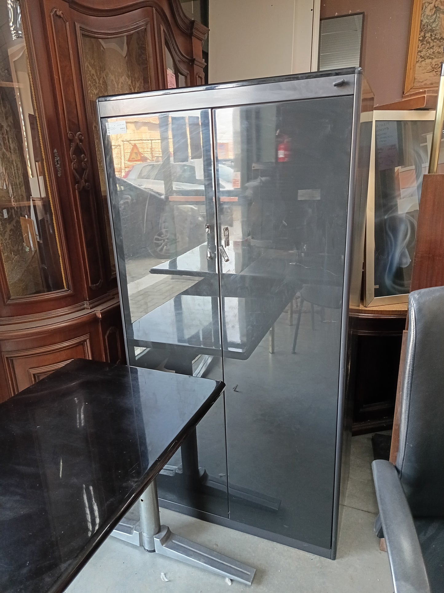 Armadio* Da Ufficio Nero 2/a Cm80x45x156