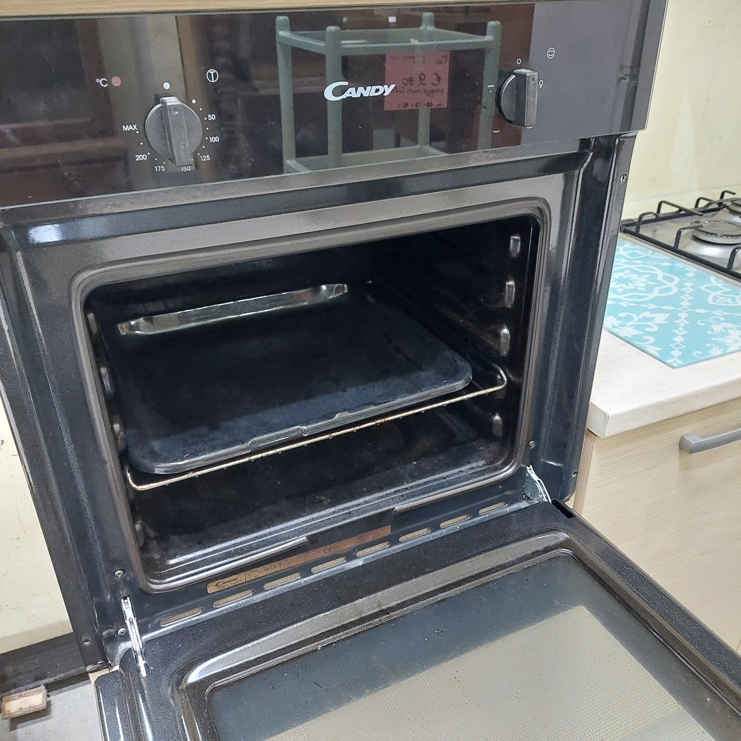 Cucina Lineare Reversibile Effetto Eucalipto Bianco
