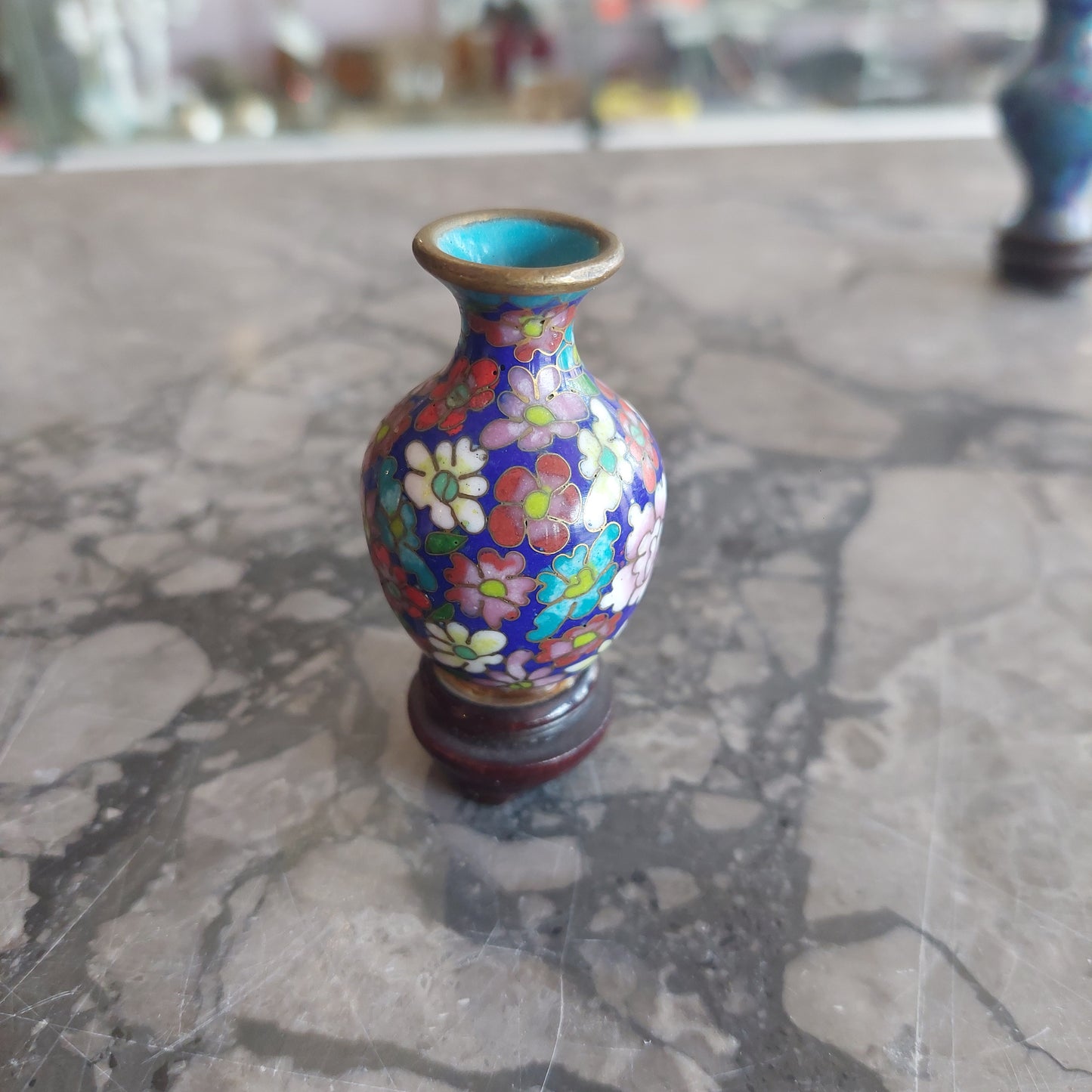 Mini Vasetto Cloisonnè Cinese