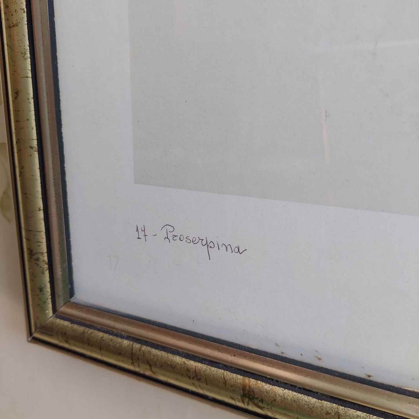 Quadro Litografia Corrado Cagli "proserpina" Cm44x60