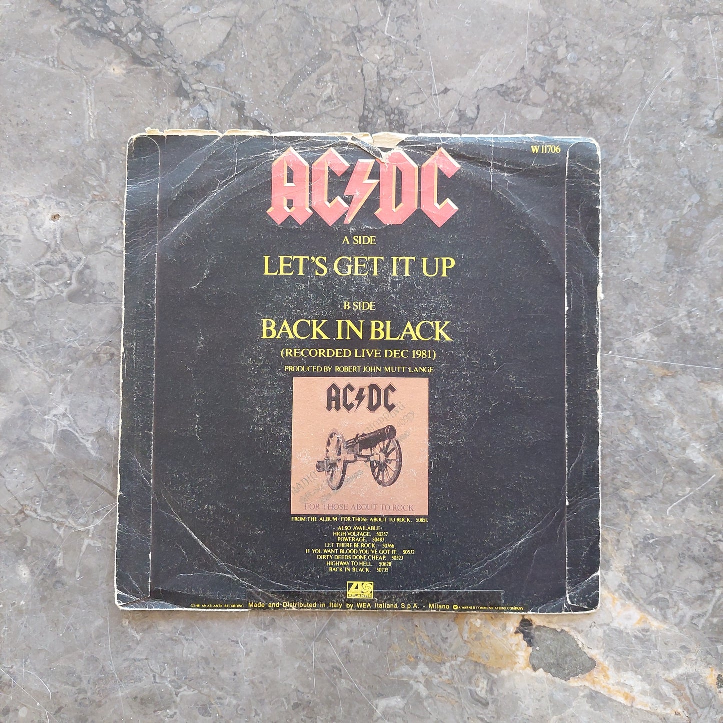 V/let's Get It Up - Ac/dc (45 Giri)*