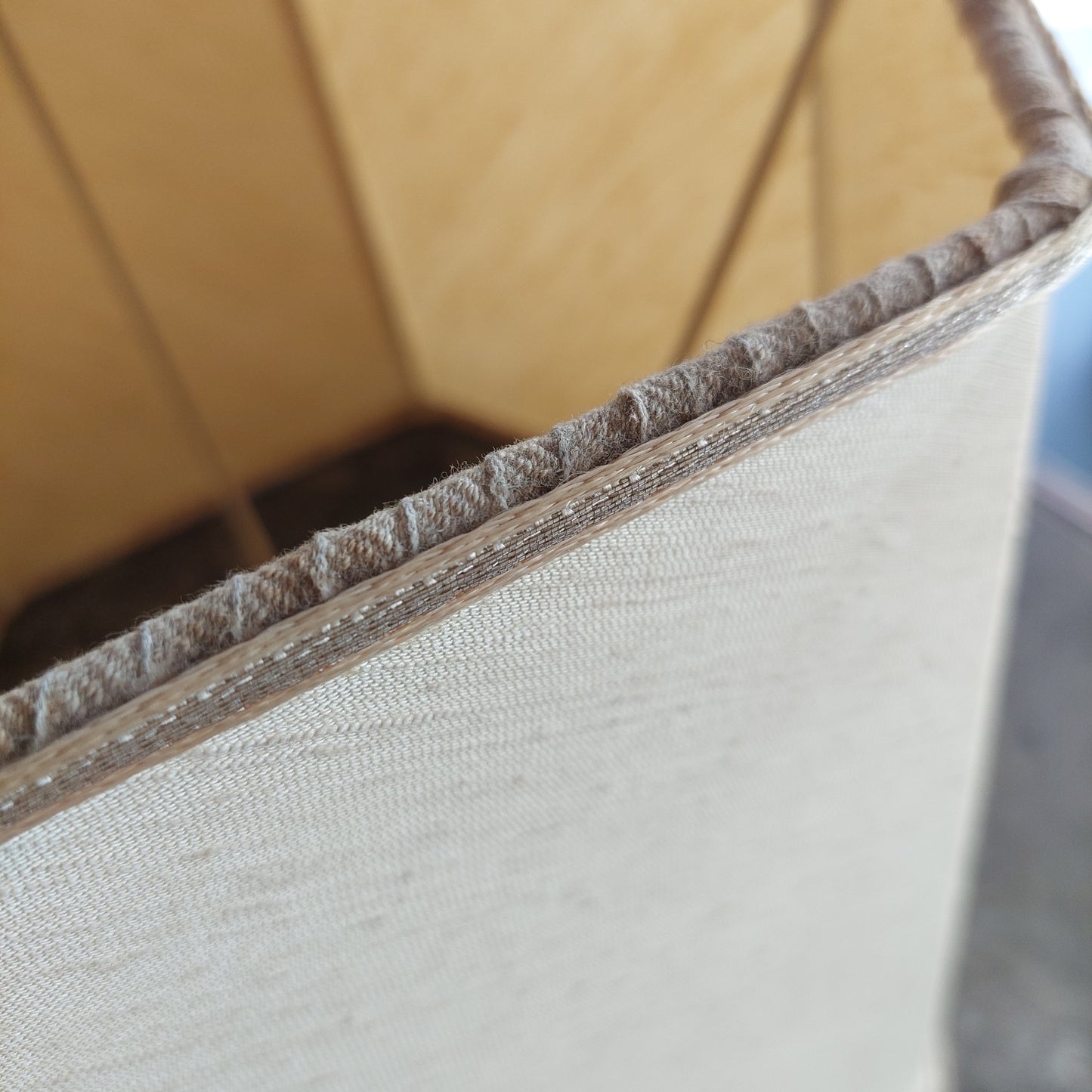 Paralume Beige* Esagonale D30x26h
