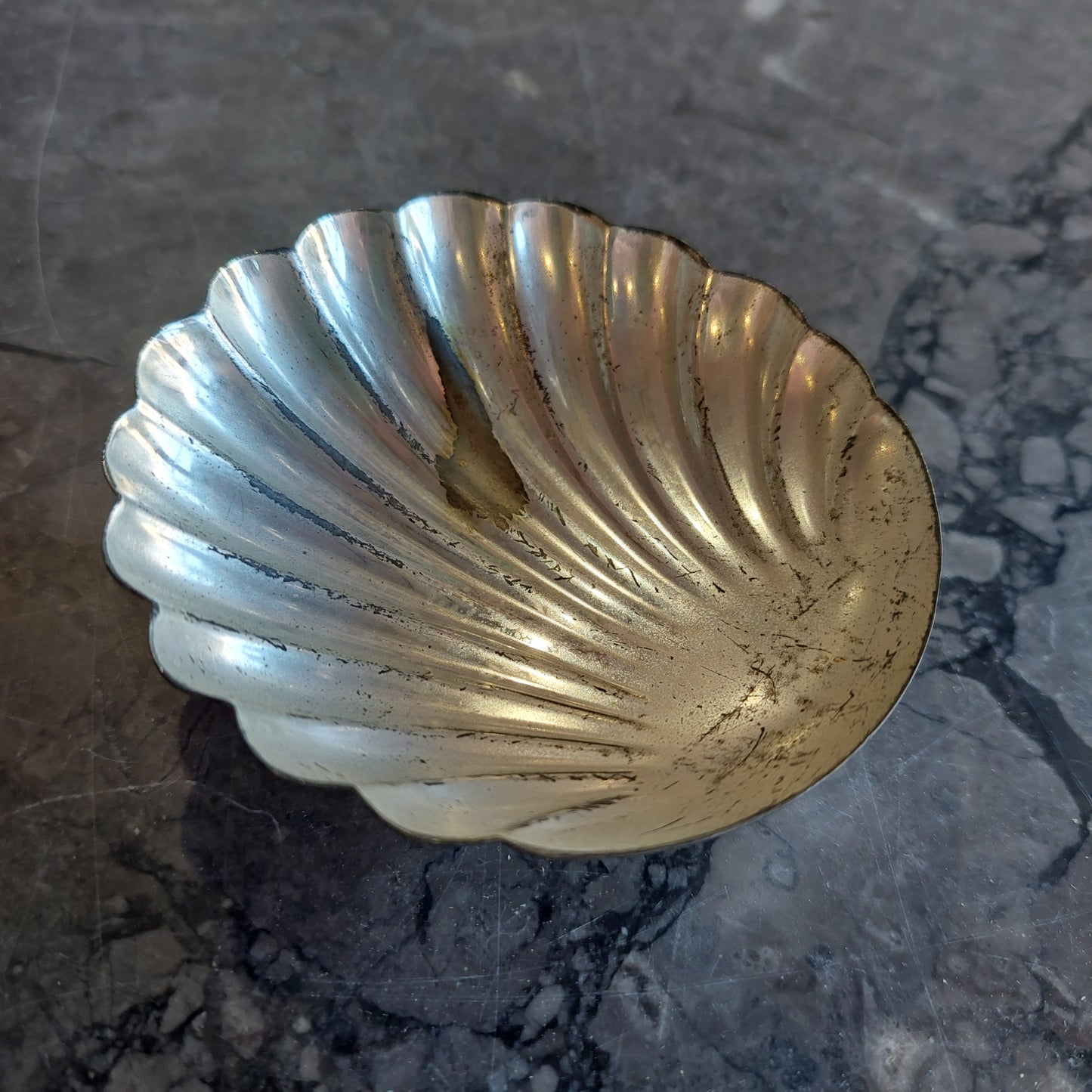 Piattino Conchiglia Silverplated