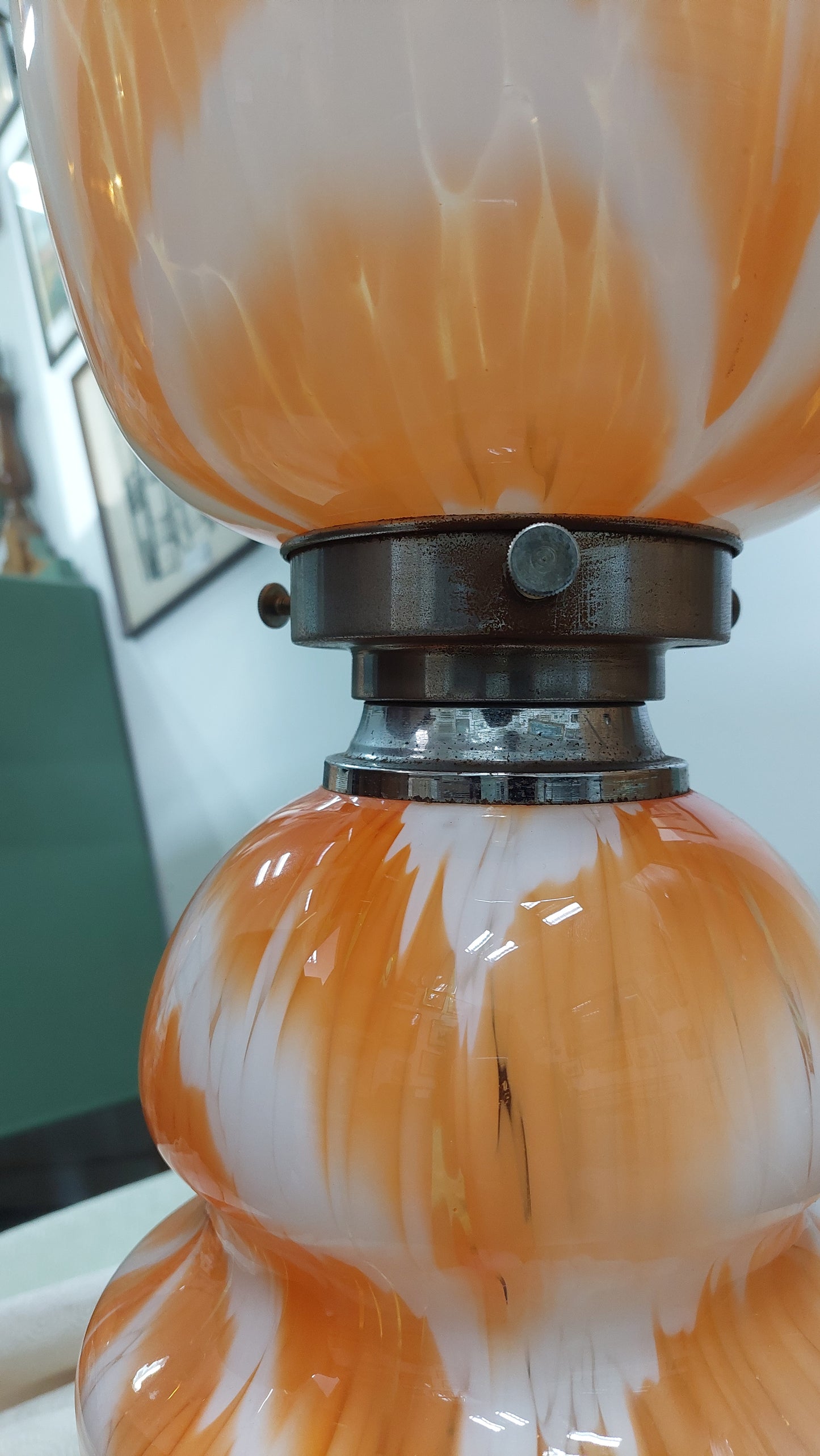 Lampada Vetro Di Murano Design Carlo Nason Per Mazzega Anni '60