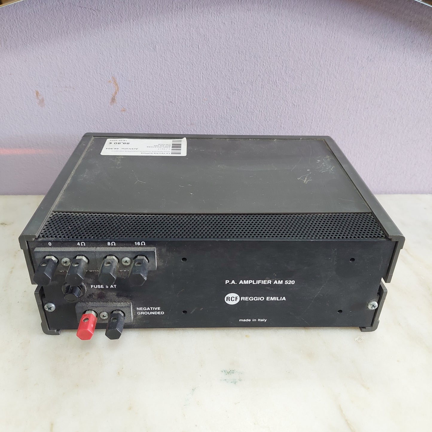 Amplificatore Rcf Am 520 Vintage