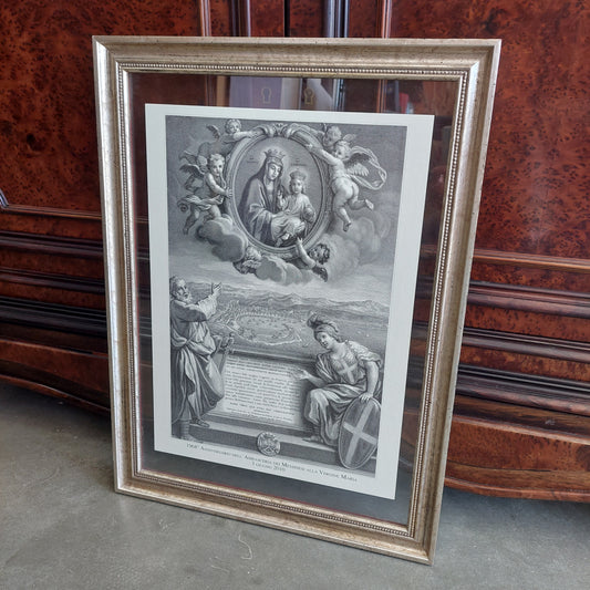 Quadro Stampa Sacra Maria Ss. Della Sacra Lettera