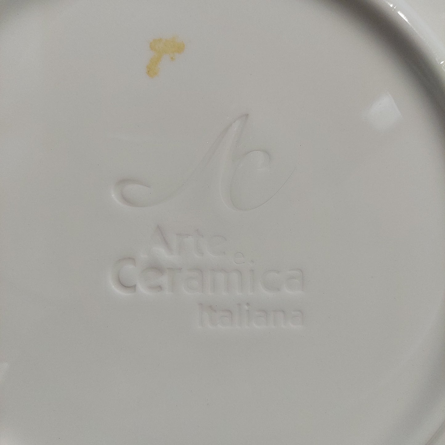 Set/4 Piatti Piani Assortiti Arte Ceramica Italiana