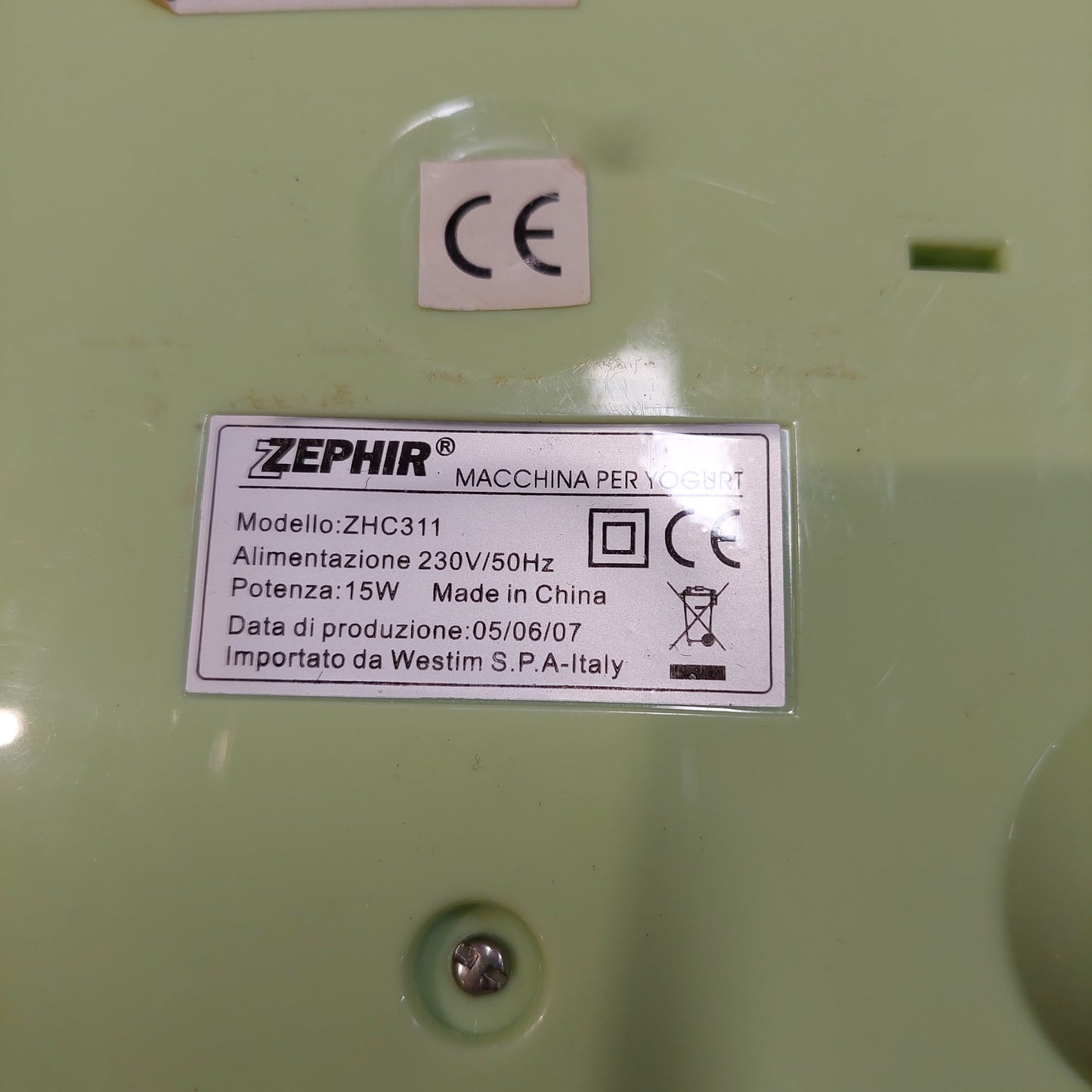 Yogurtiera Zephir