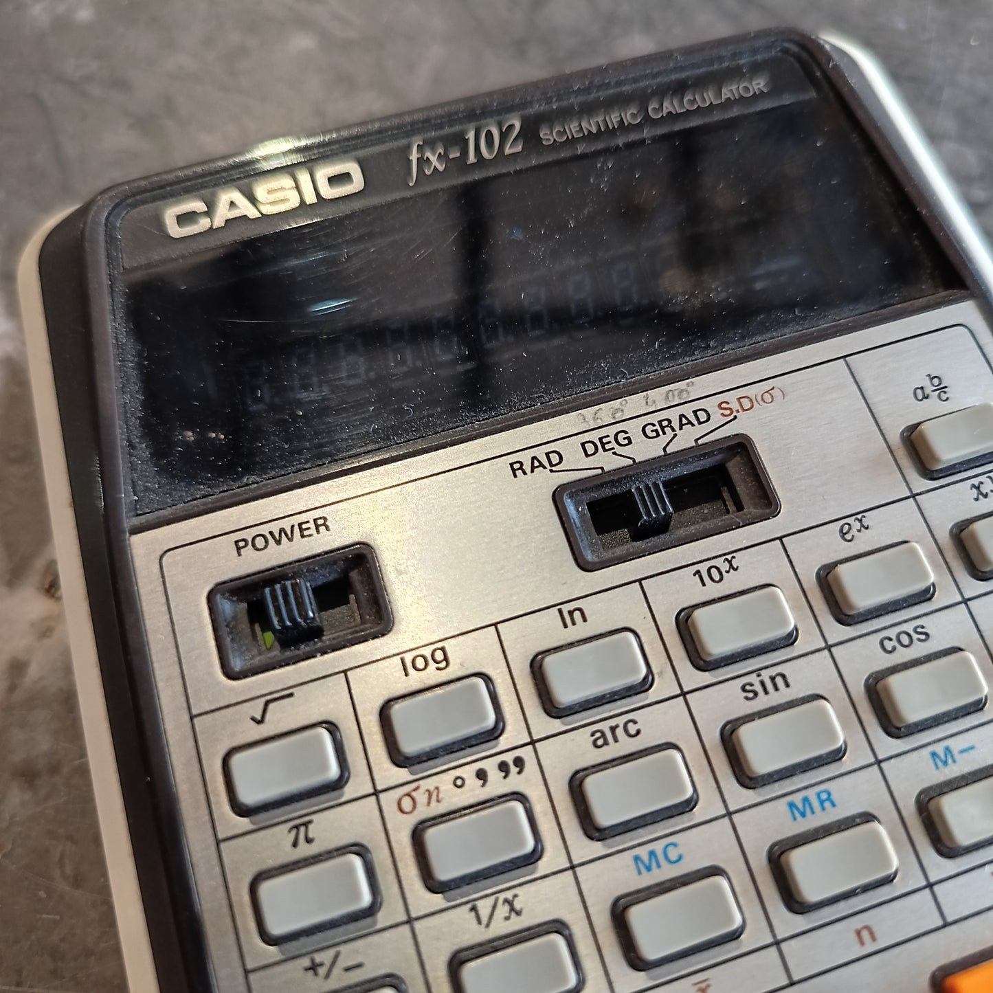 Calcolatrice Scientifica Casio Fx-102 Anni '70