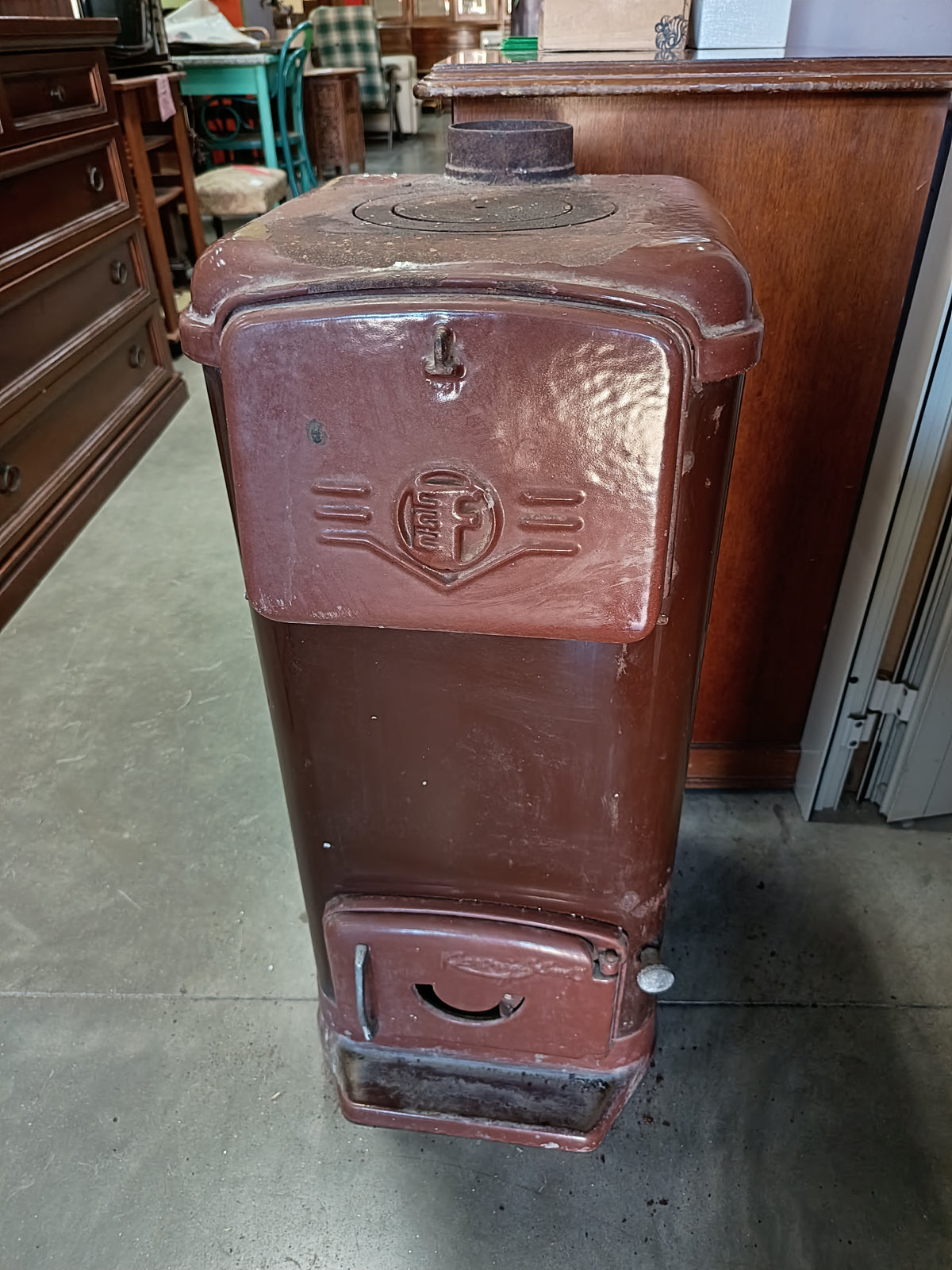 Stufa A Legna Vintage Cm36x42x80