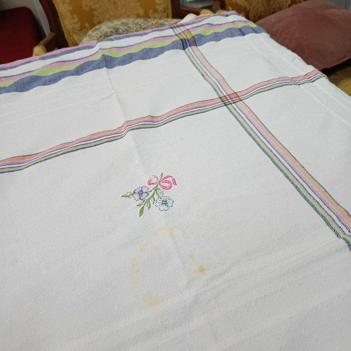 Tovaglia* Riquadri Colorati Cm138x240