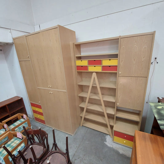 Armadio Con Libreria Per Cameretta Cm306x61x262h