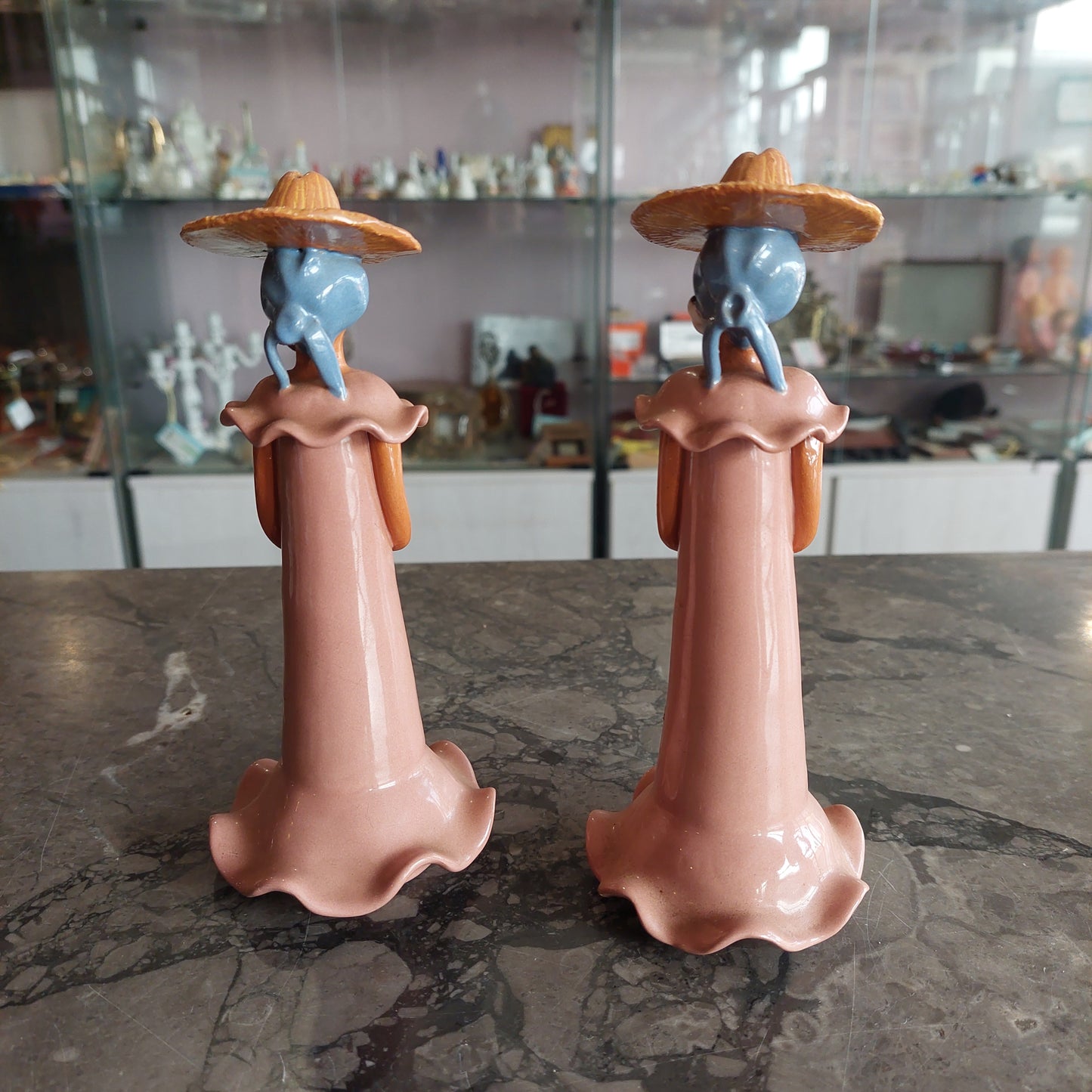 Statuina Donna Ceramica Repubblica Dominicana H16